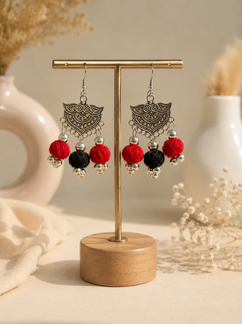 Charm Tassel Earrings