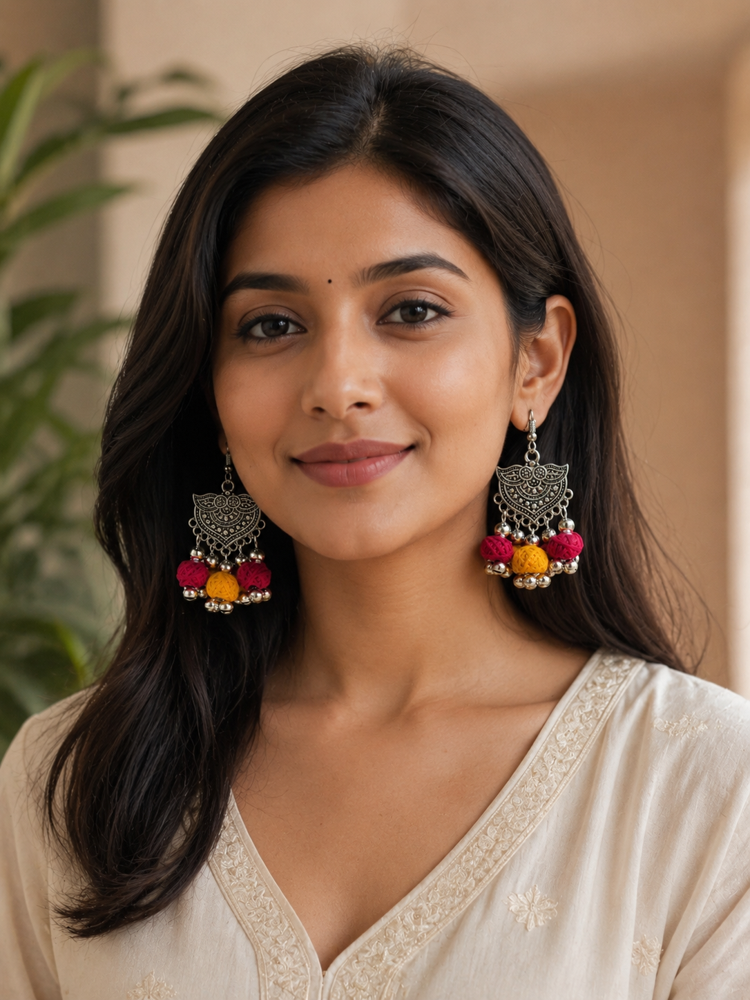 Charm Tassel Earrings