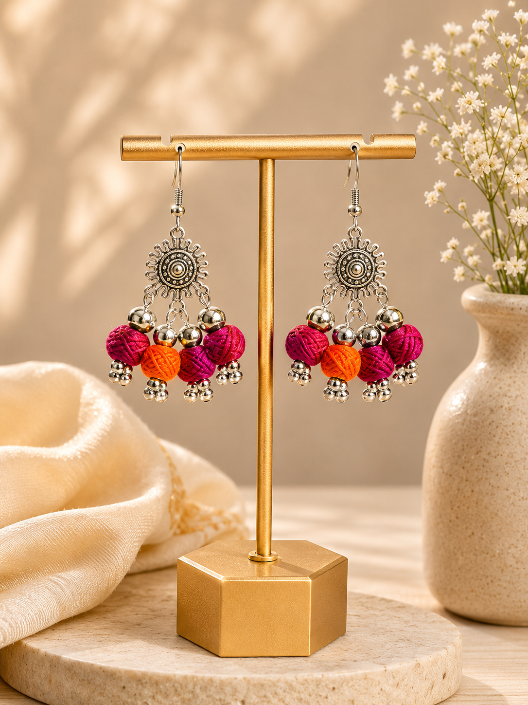 Rangoli Charm Earrings