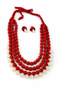 Cowrie Layered Necklace Set