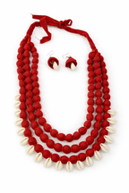 Cowrie Layered Necklace Set