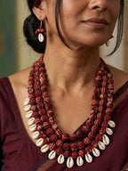 Cowrie Layered Necklace Set