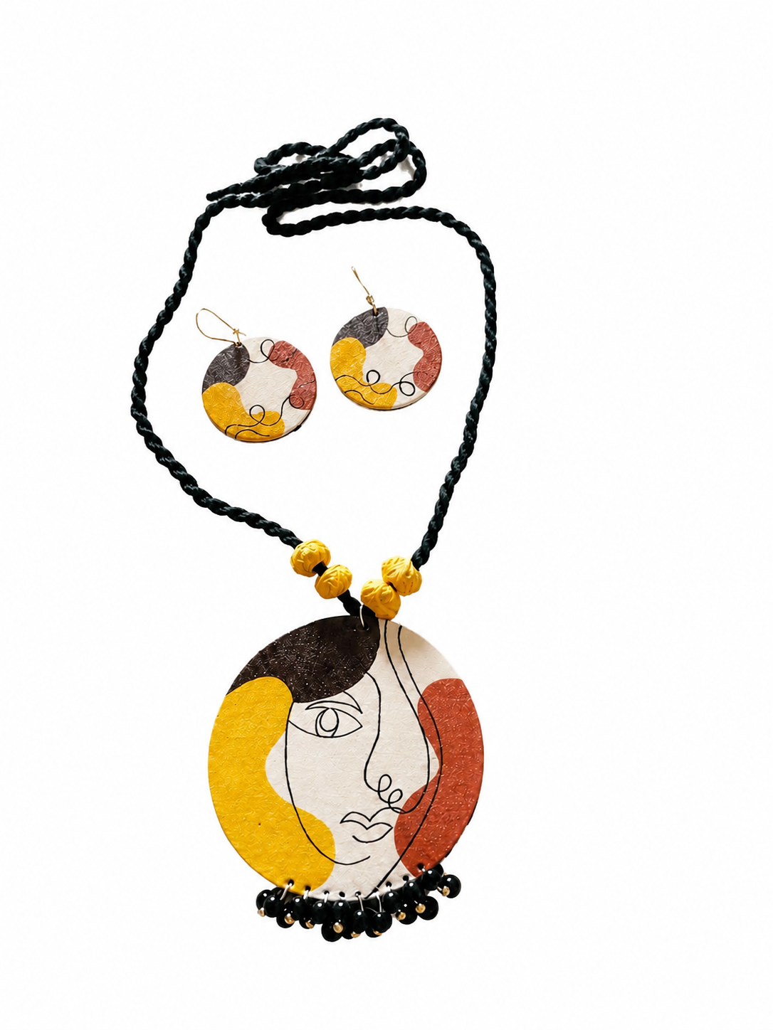 Elara Face Art Jewellery Set