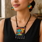 Muralika Divine Art Pendant Set