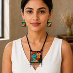 Muralika Divine Art Pendant Set