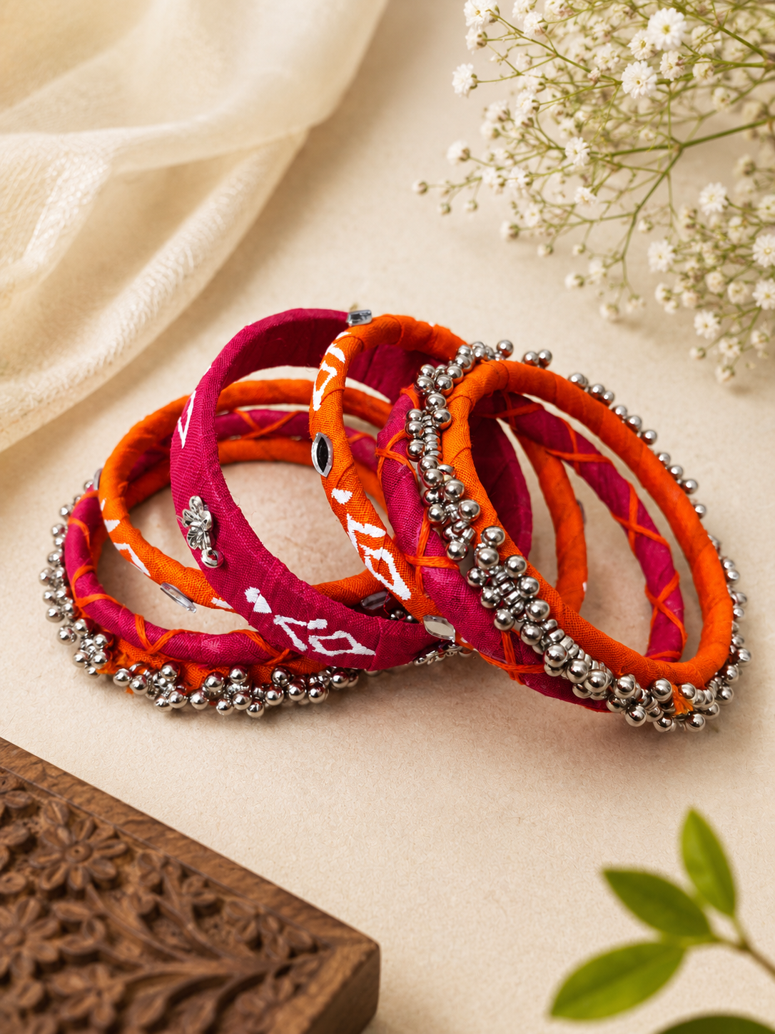 Ghungroo Bangle Set