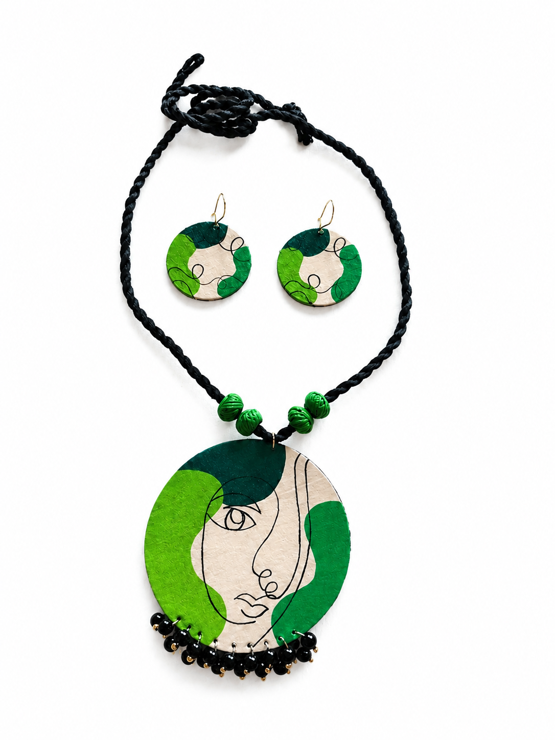 Elara Face Art Jewellery Set