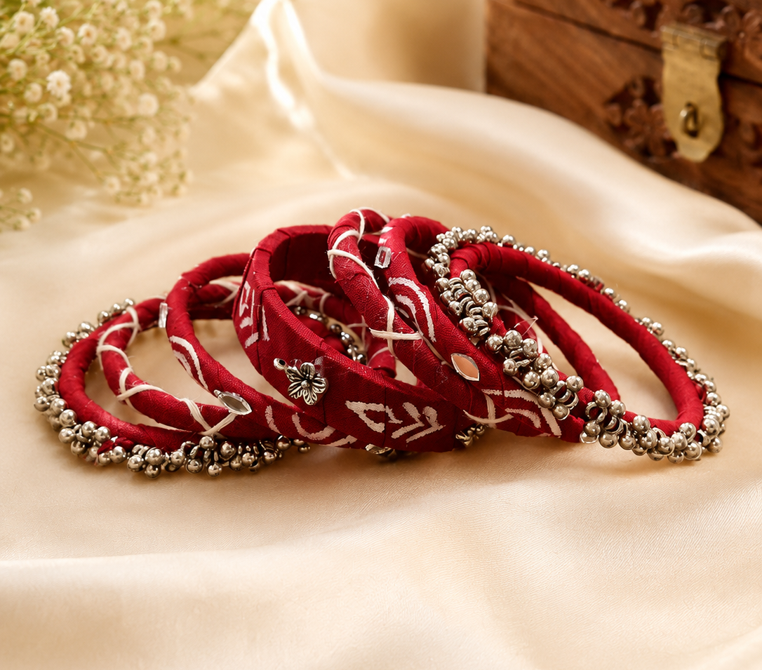 Timeless Weave Handmade Bangle Set