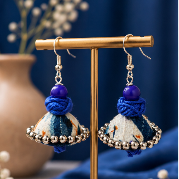 Neelika Artisan Jhumki Earrings