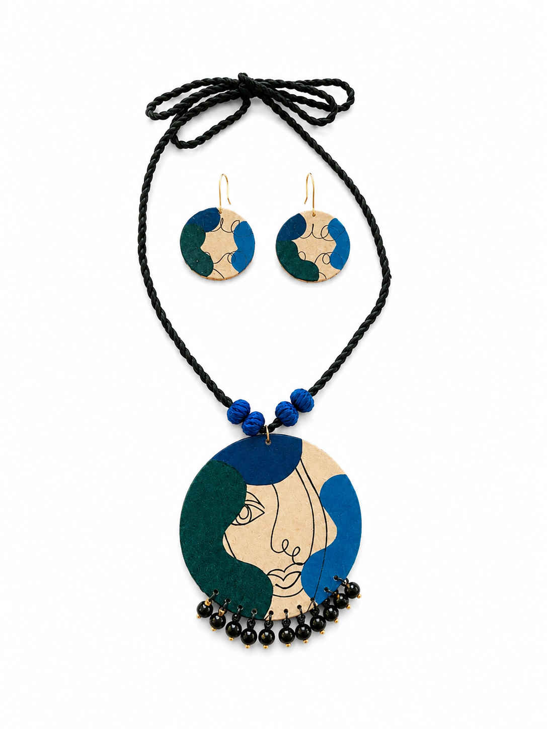 Elara Face Art Jewellery Set