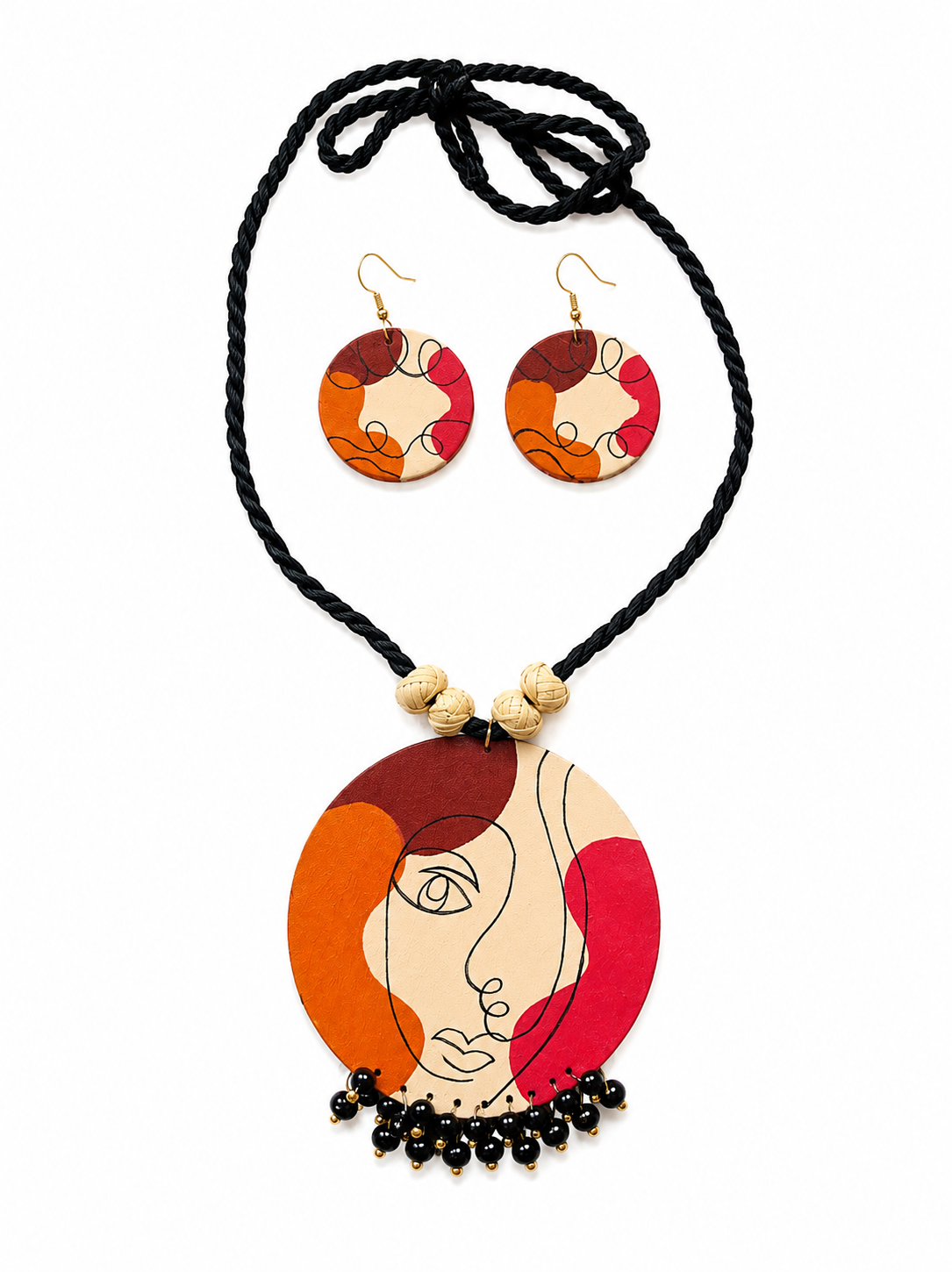 Elara Face Art Jewellery Set