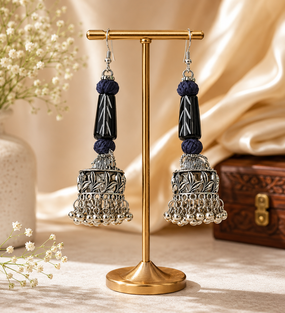 Bloom Handmade Jhumka Earrings