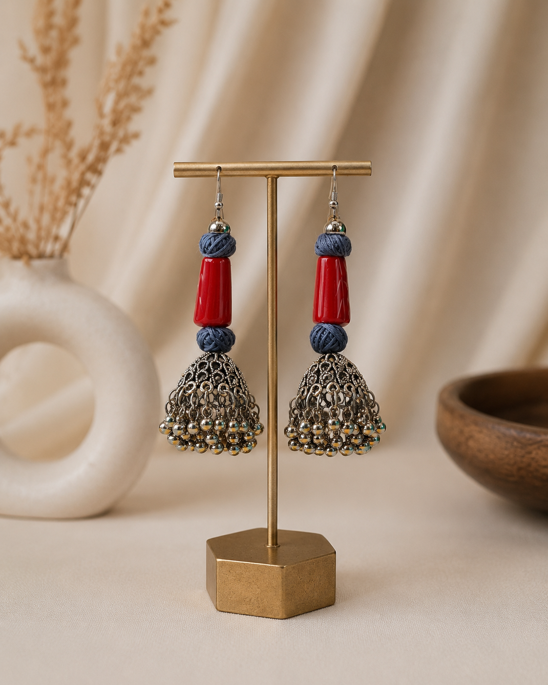 Bloom Handmade Jhumka Earrings
