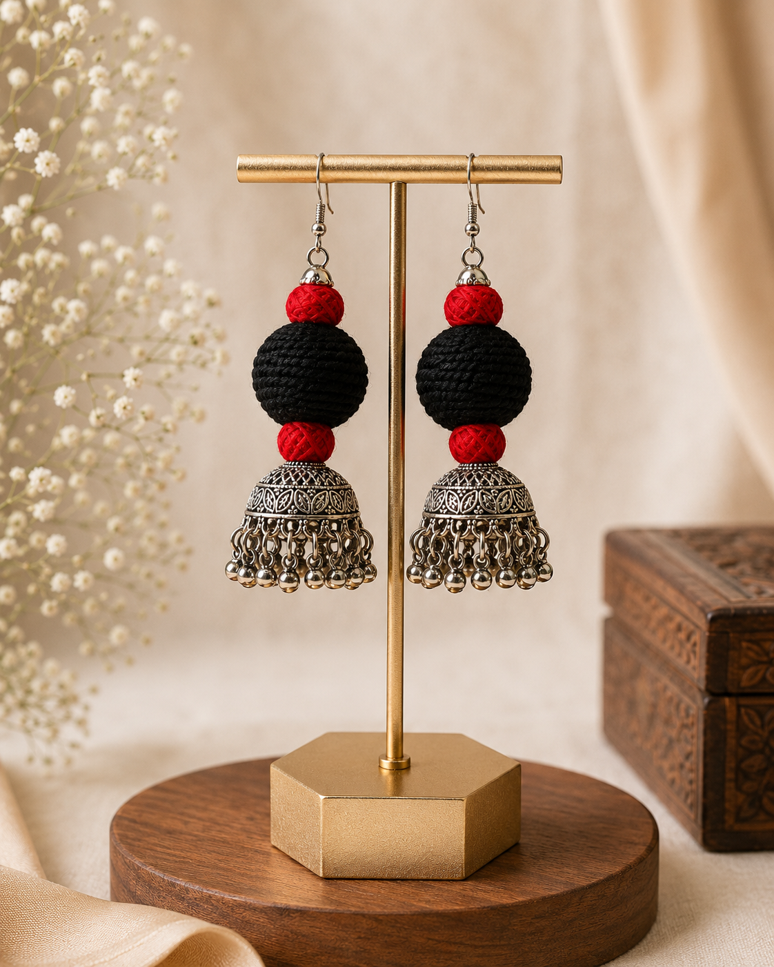 Tribal Jhumka Drop Earrings