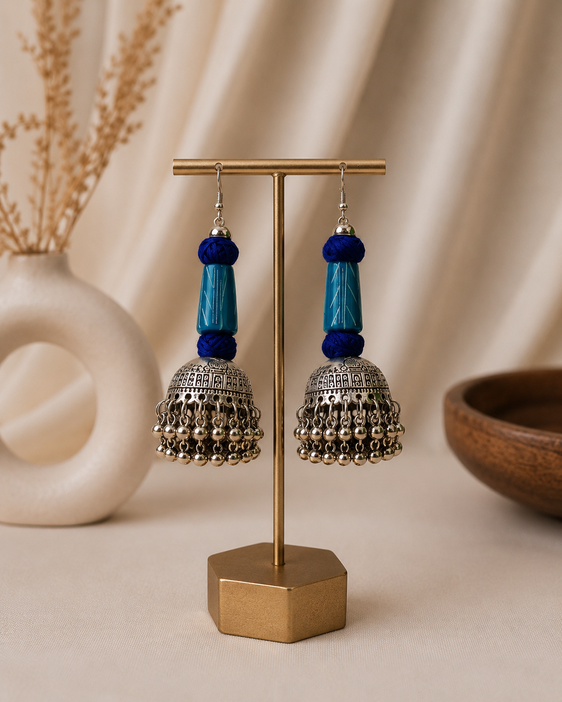 Bloom Handmade Jhumka Earrings
