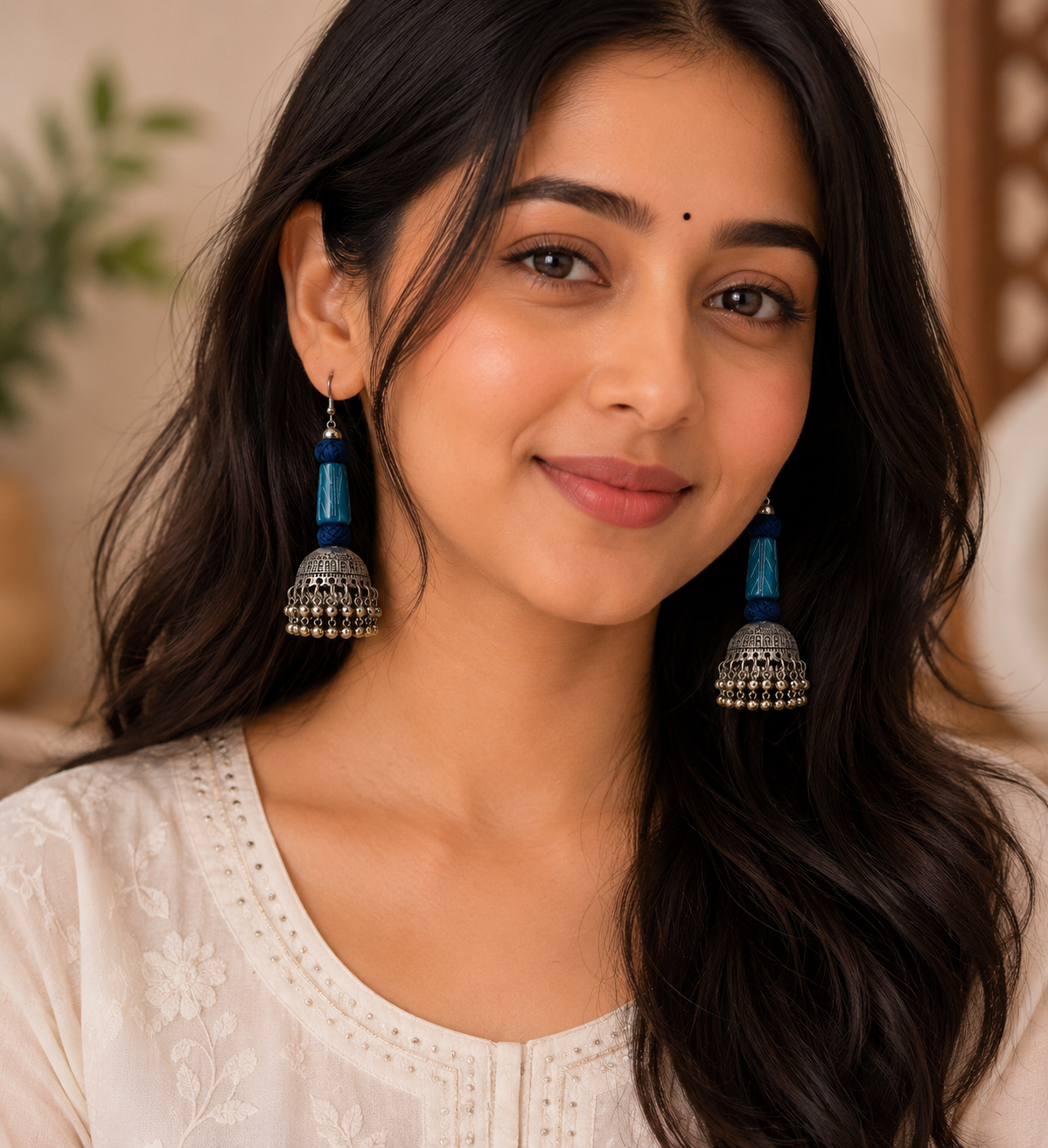 Bloom Handmade Jhumka Earrings
