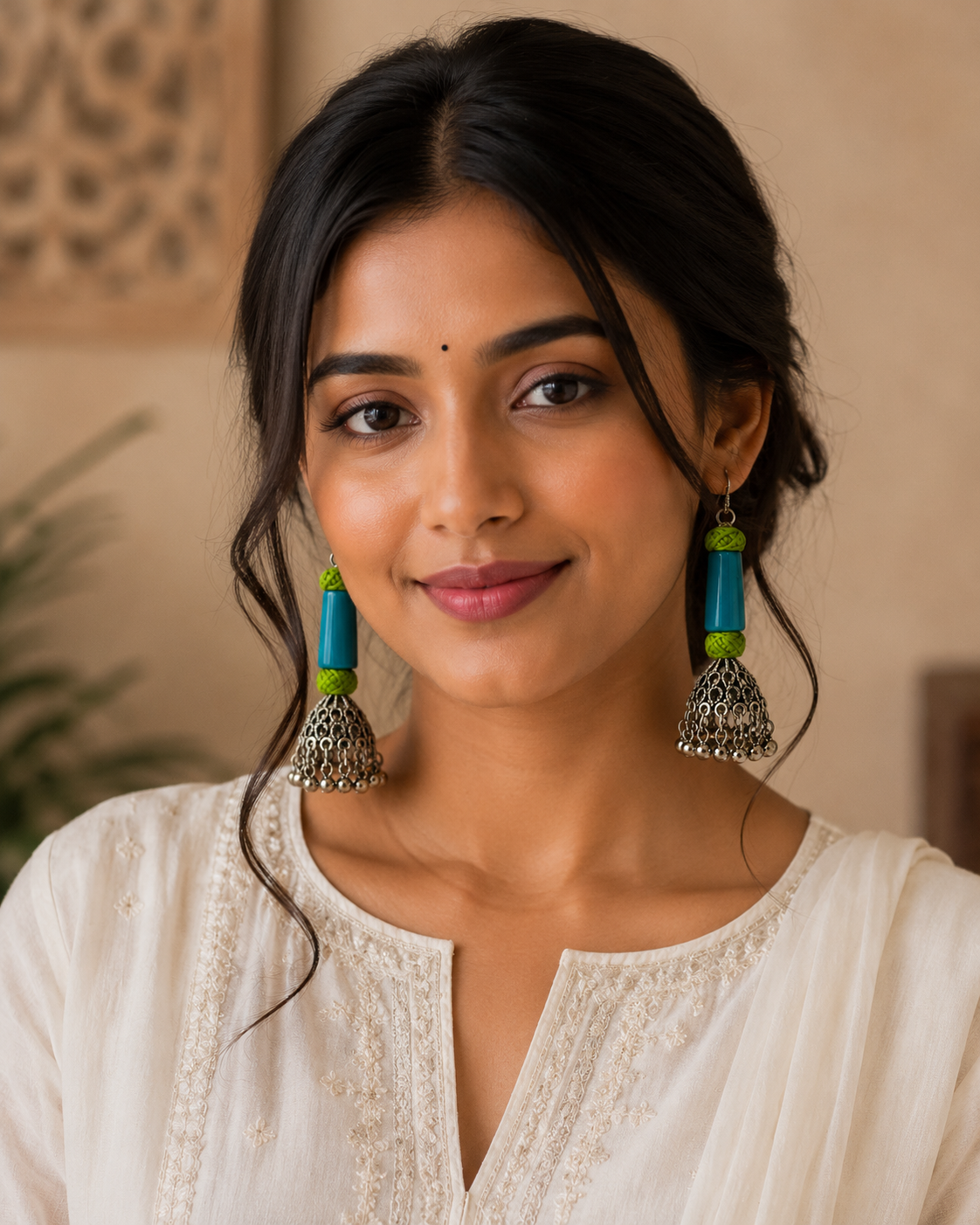 Bloom Handmade Jhumka Earrings