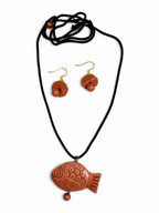 Fish Charm Necklace Set