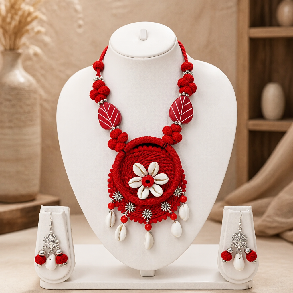 Floral Statement Jewelry Set