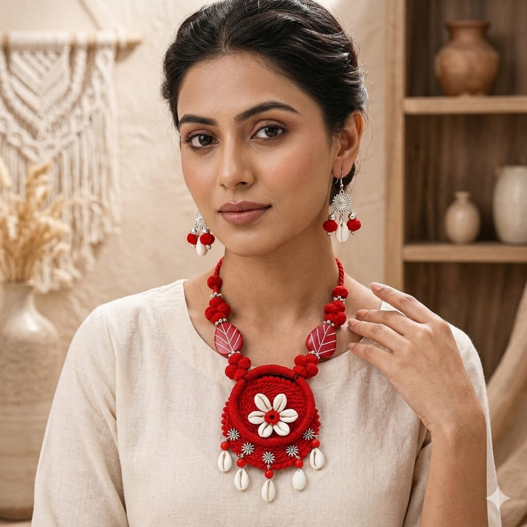 Floral Statement Jewelry Set