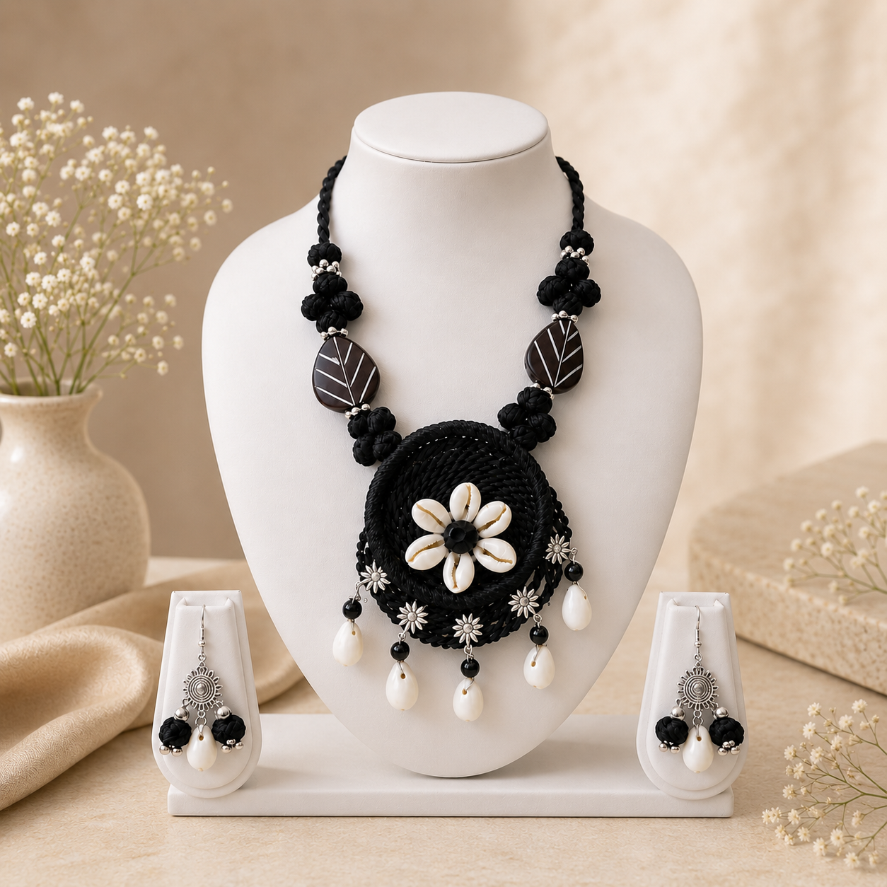 Floral Statement Jewelry Set