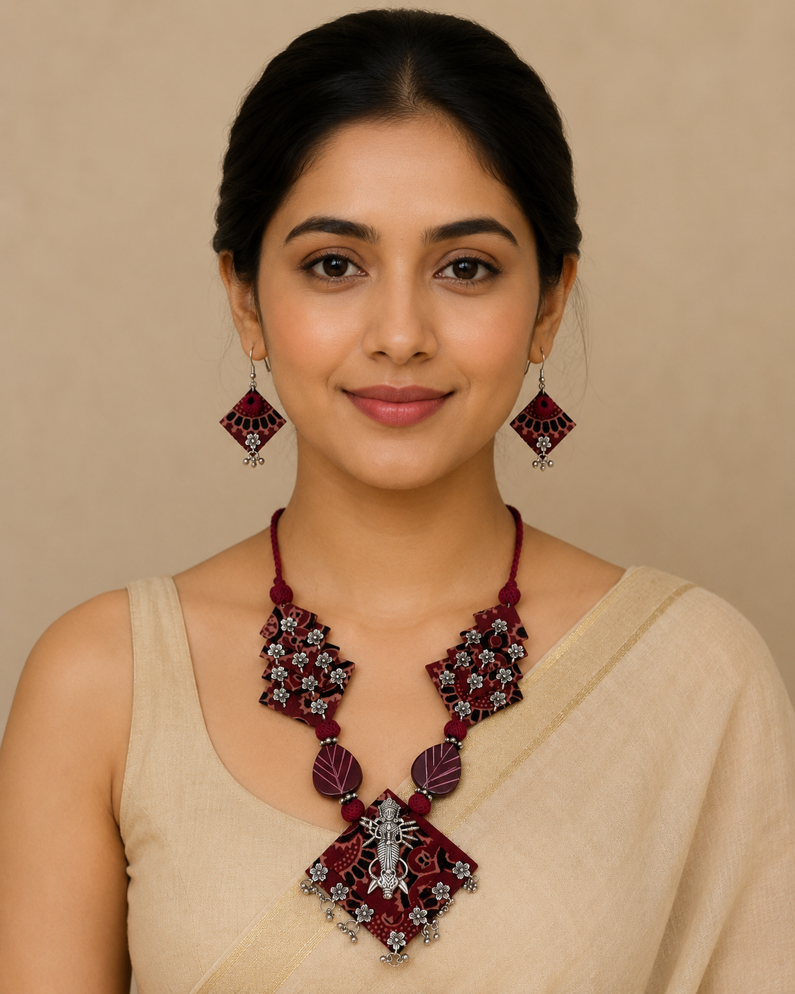 Devi Shakti Tribal Statement Necklace