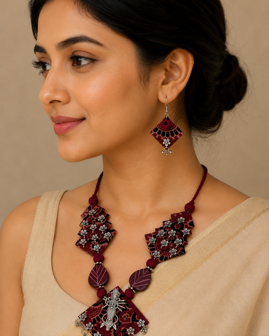 Devi Shakti Tribal Statement Necklace