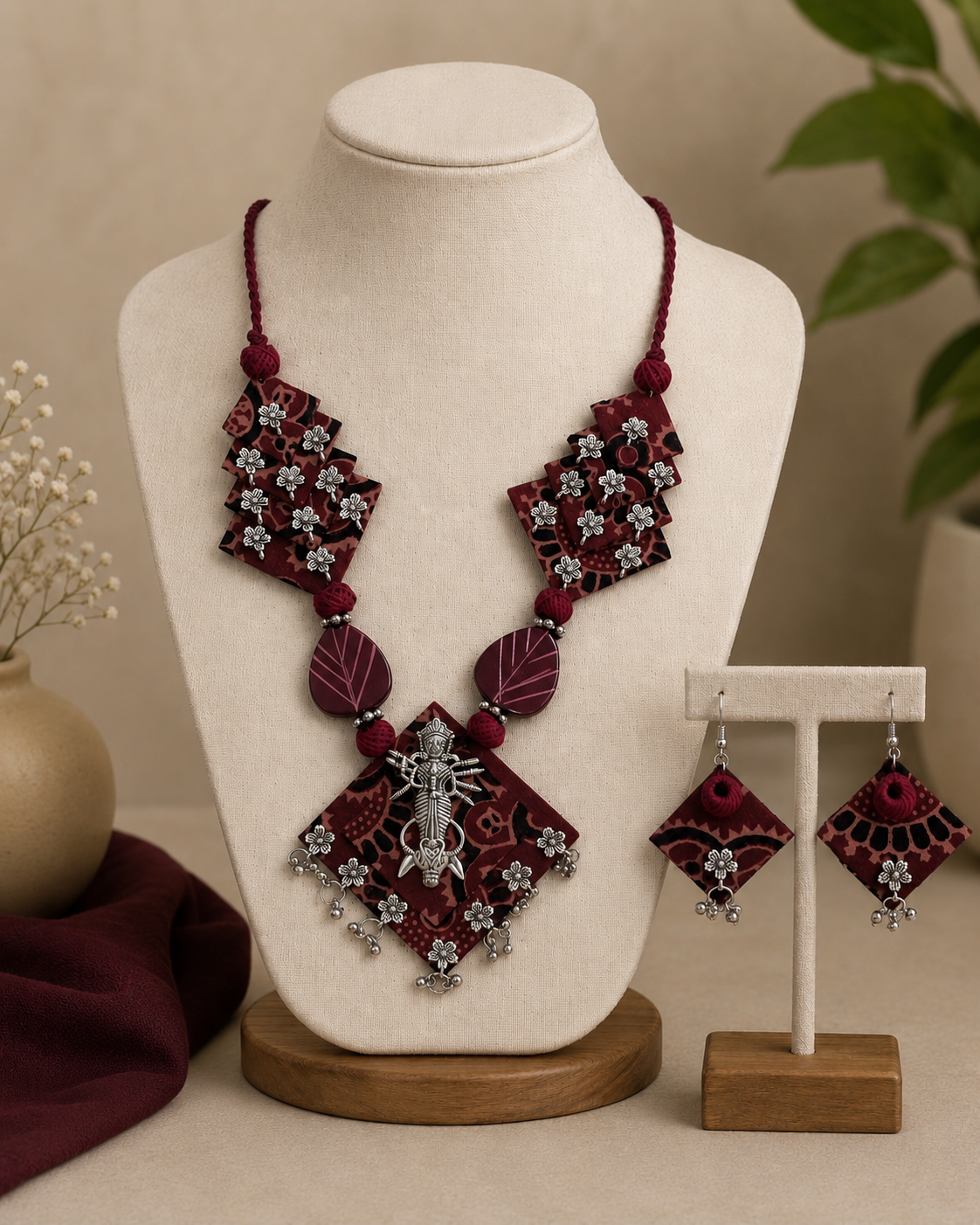 Devi Shakti Tribal Statement Necklace