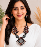 Boho Fabric Statement Necklace