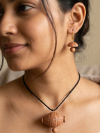 Terra Bead Mud Pendant Set