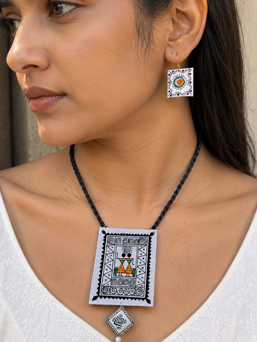 Rangriti Tribal Art Jewellery Set