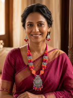 Rangriti Pendant Necklace Set