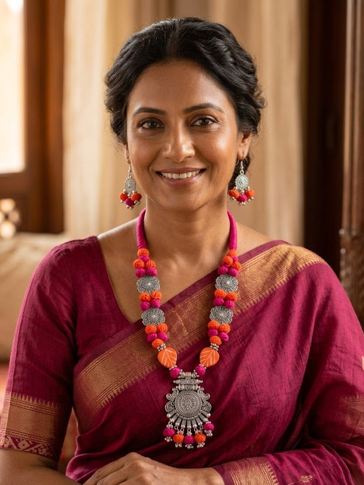 Rangriti Pendant Necklace Set