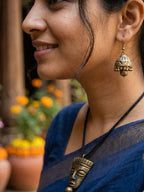 Tribal Echo Face Pendant Set