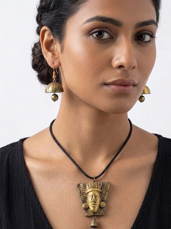Mitti Tribal Charm Necklace Set