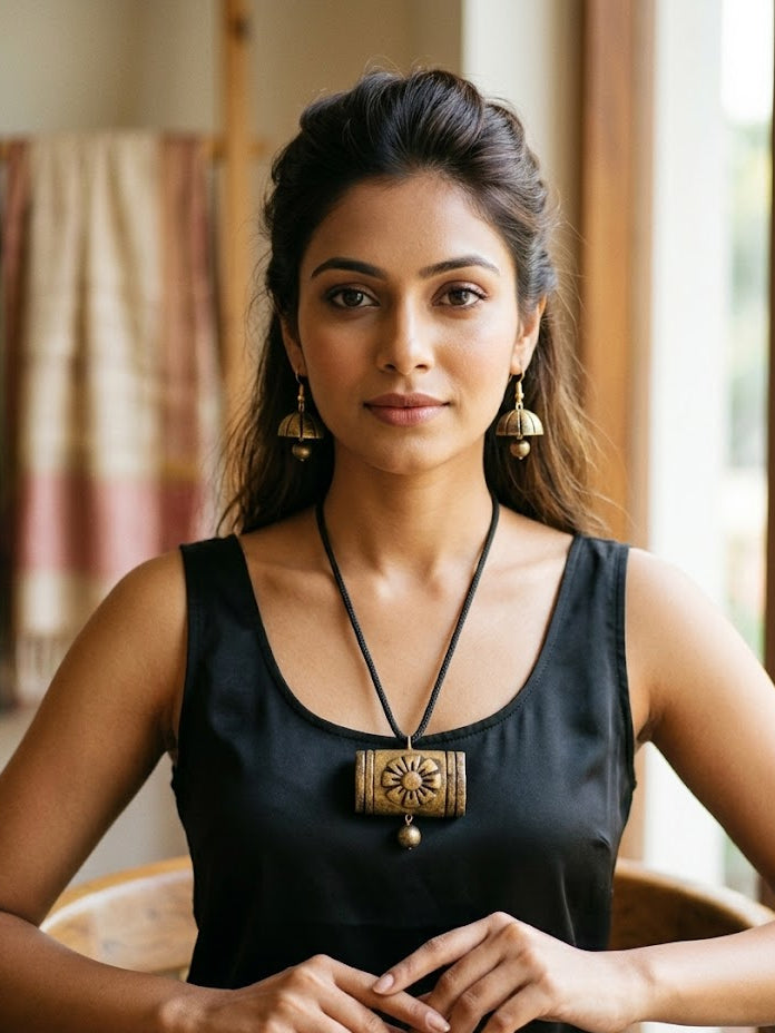 Mitti Sunbeam Pendant Necklace Set