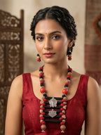 Devi Shakti Handmade Necklace & Earrings Set