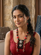 Devi Shakti Handmade Necklace & Earrings Set