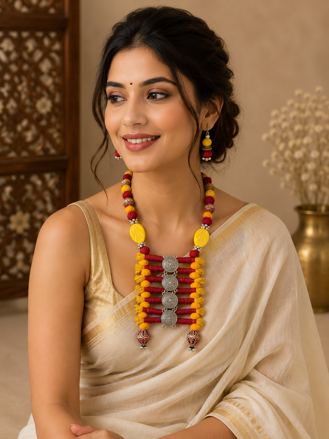 Sutrakala Folk Inspired Jewelry Set