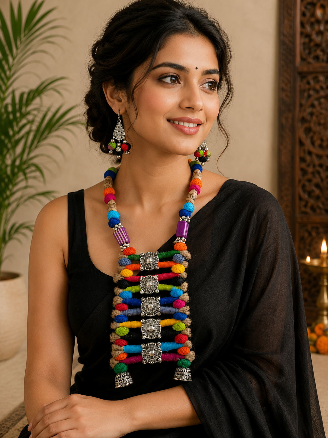 Sutrakala Folk Inspired Jewelry Set