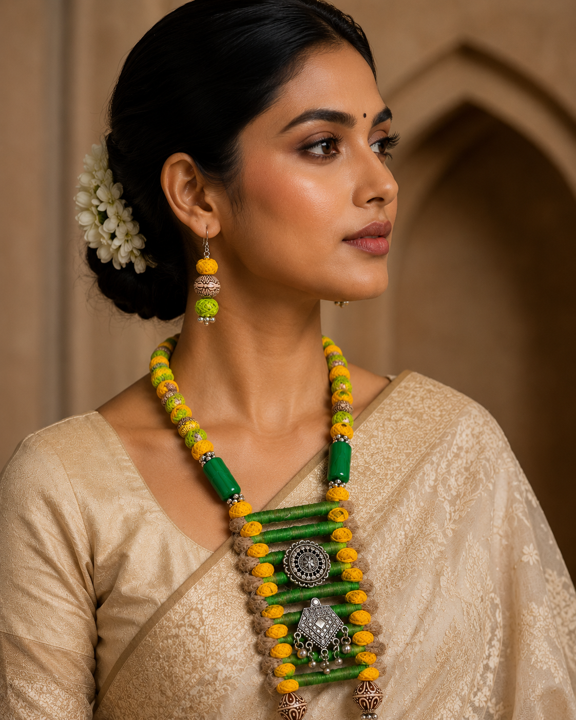 Sutrakala Folk Inspired Jewelry Set