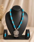 Chandrika Pendant Necklace & Earrings Set