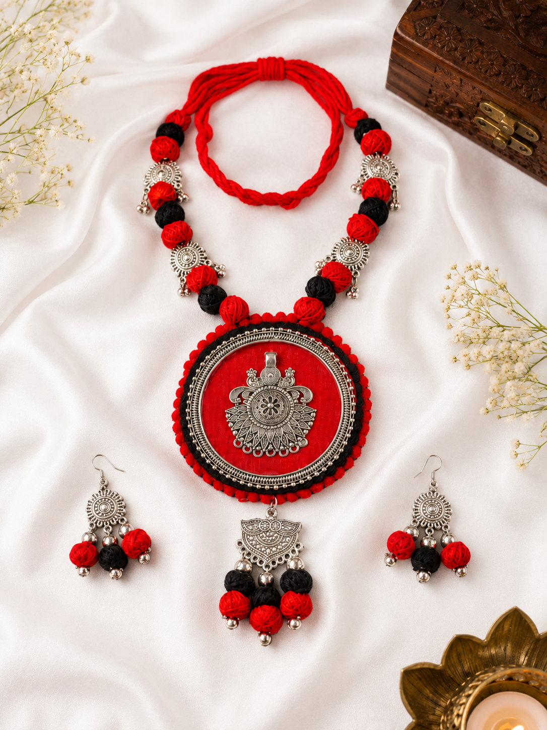 Sindoora Heritage Pendant Set