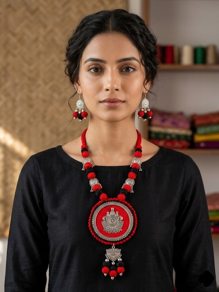 Sindoora Heritage Pendant Set