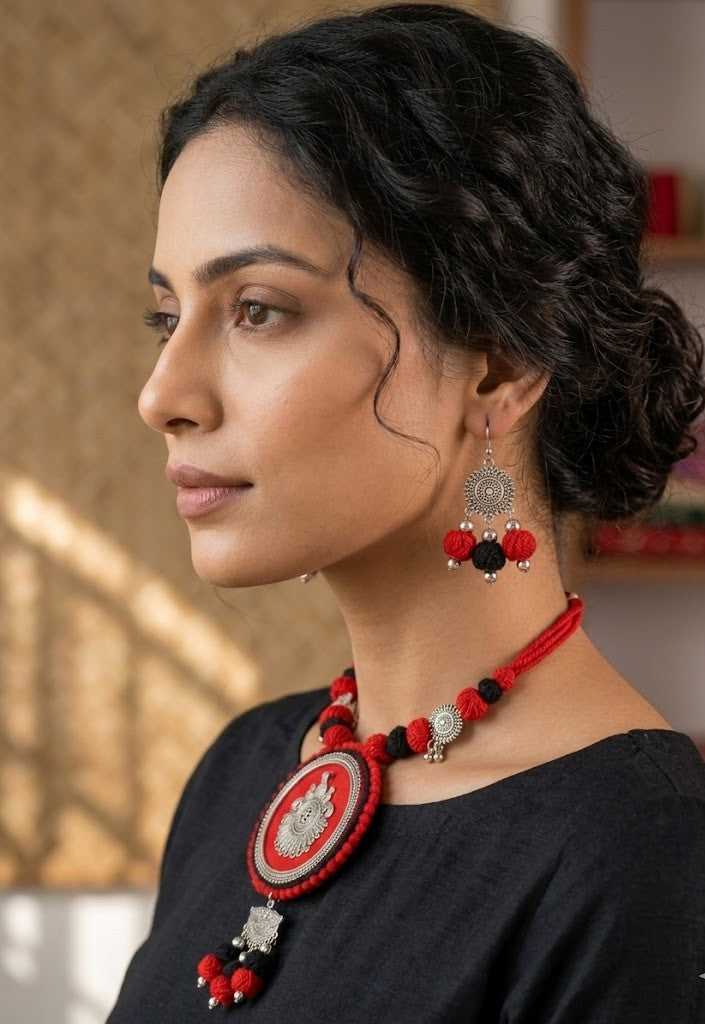 Sindoora Heritage Pendant Set