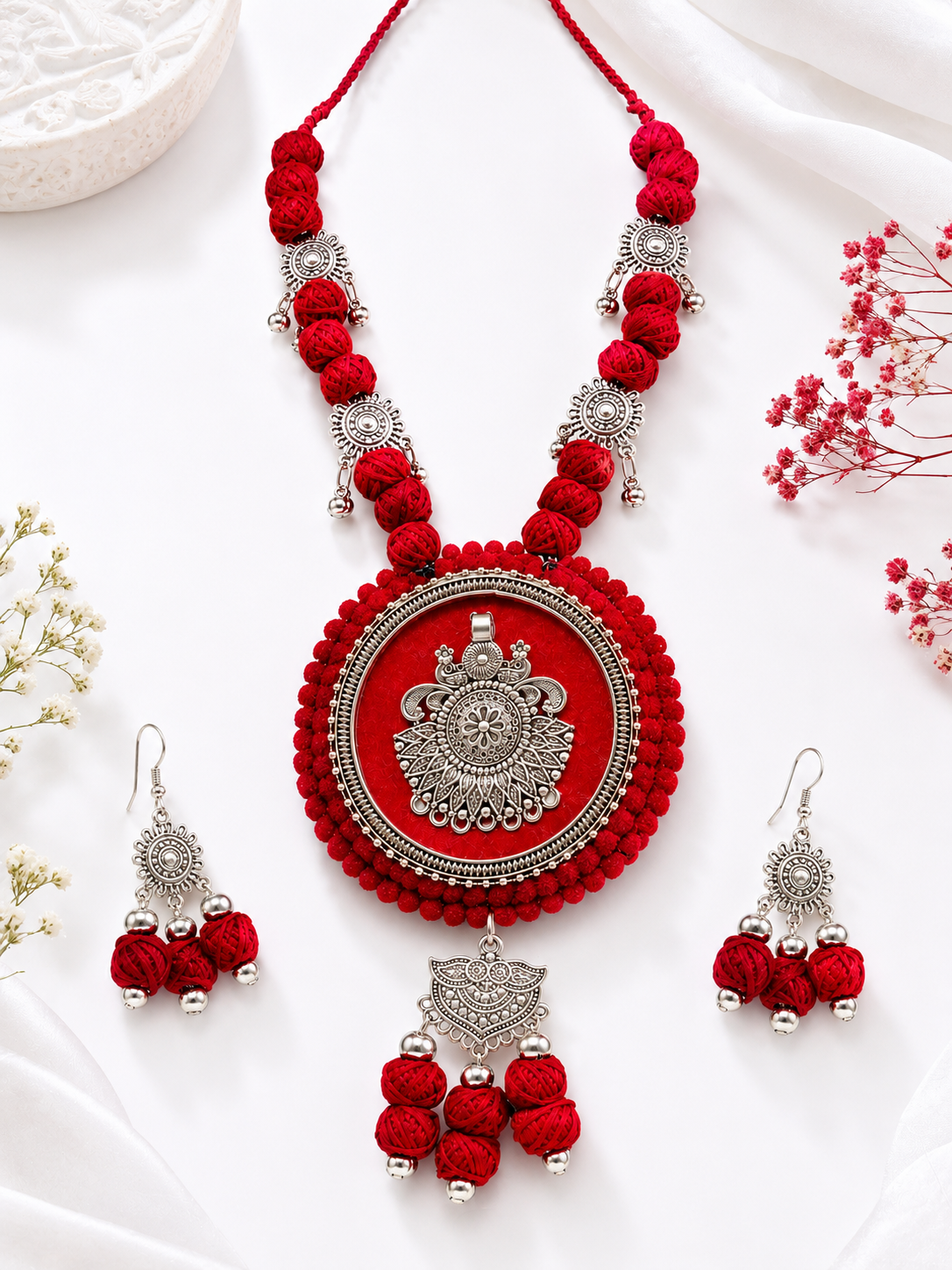 Sindoora Heritage Pendant Set