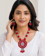 Sindoora Heritage Pendant Set