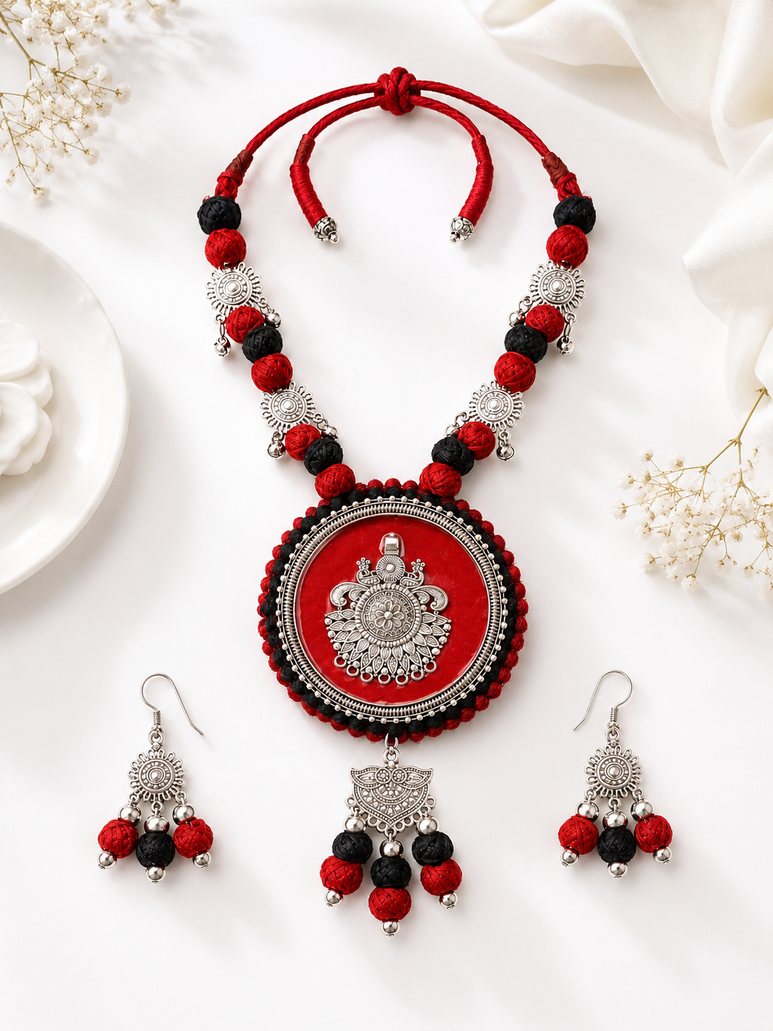 Sindoora Heritage Pendant Set