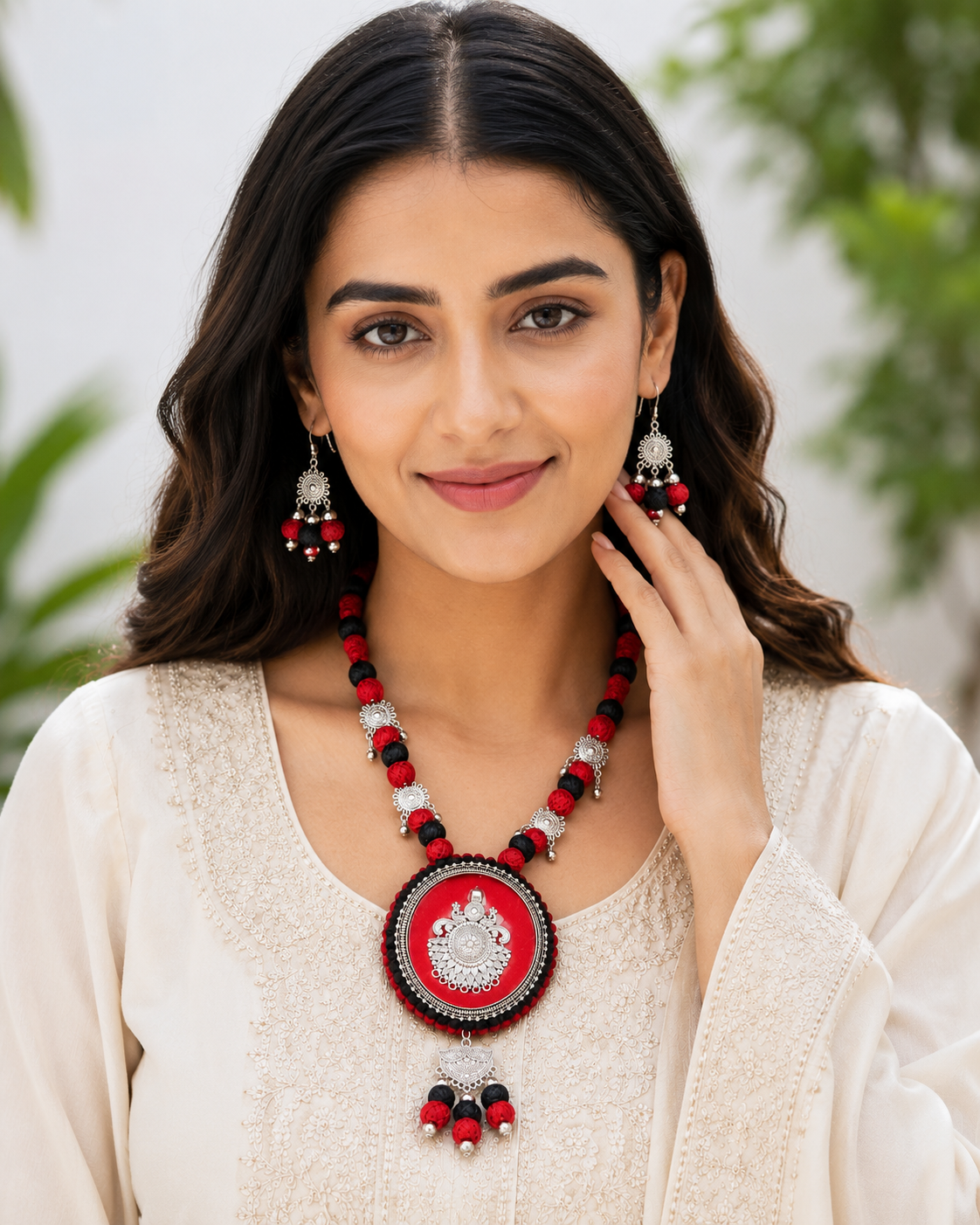Sindoora Heritage Pendant Set