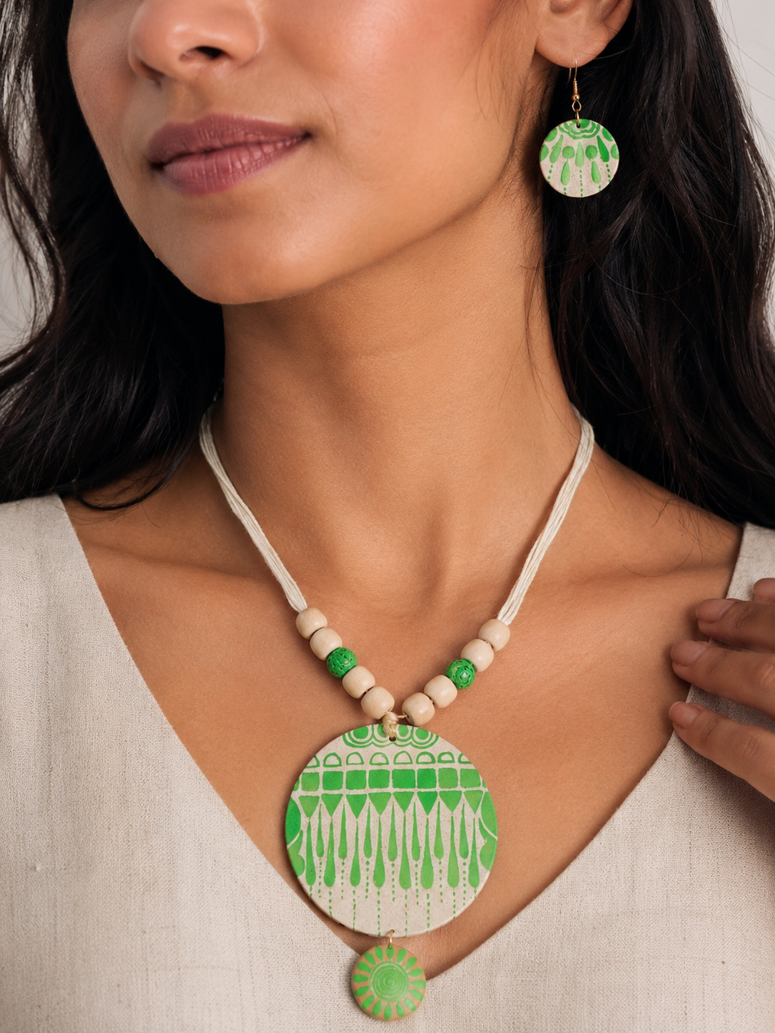 Mandala Pendant Set